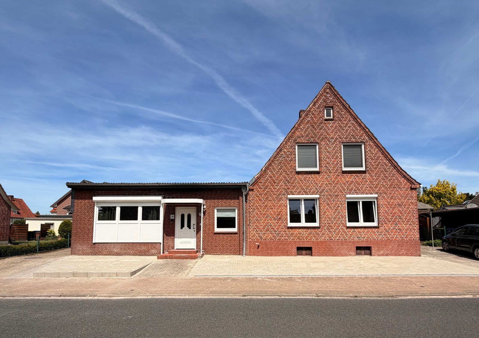 Das Haus An der Weide 56 von der Straße